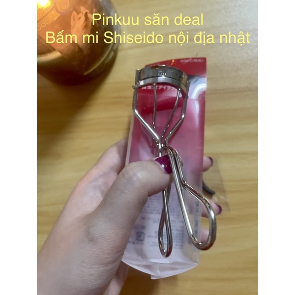 bấm mi Shiseido 213 eyelashcurler kèm dự phòng repalcement rubber