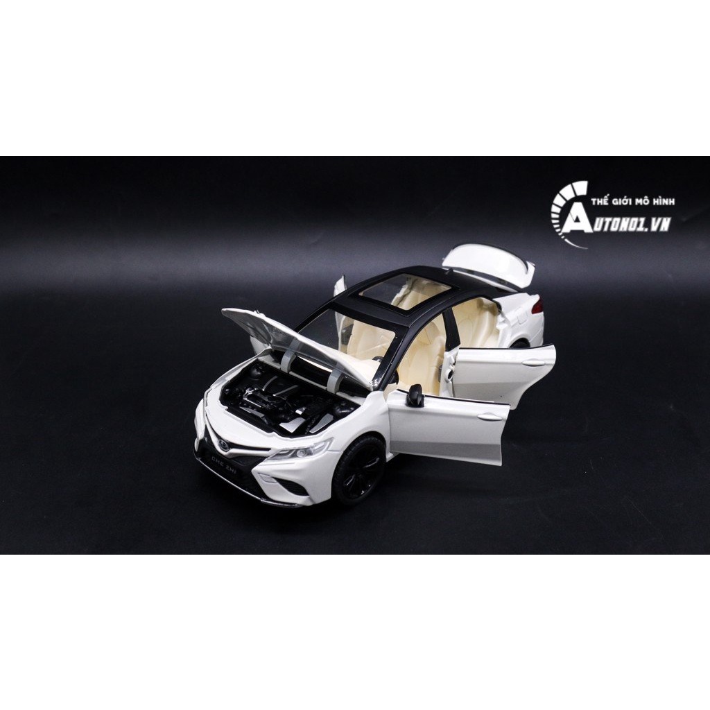 MÔ HÌNH XE SEDAN TOYOTA CAMRY 2020 WHITE 1:24 CHE ZHI 7844