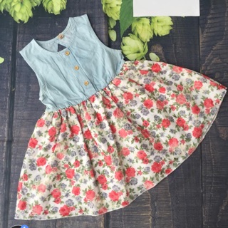 Váy & set bơi hoa nhí xinh iu cho gái 2019