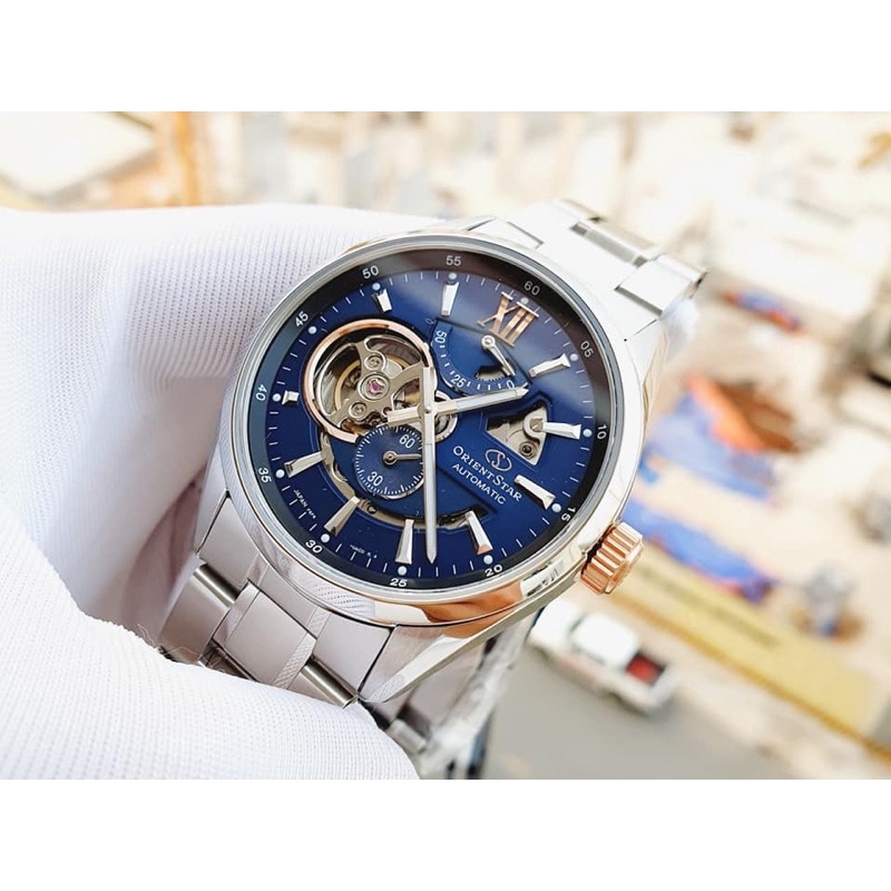 Đồng hồ nam ⌚️  ORIENT STAR LIMITED NEW 2020  SEMI SKELETON RE-AV0116L00B
