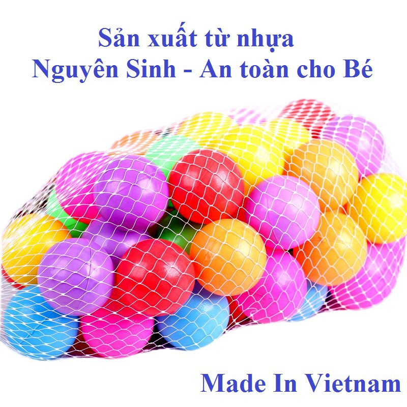 Bóng Nhựa 50 Trái - An Toàn Làm Từ Nhựa Nguyên Sinh (Made In Vietnam)