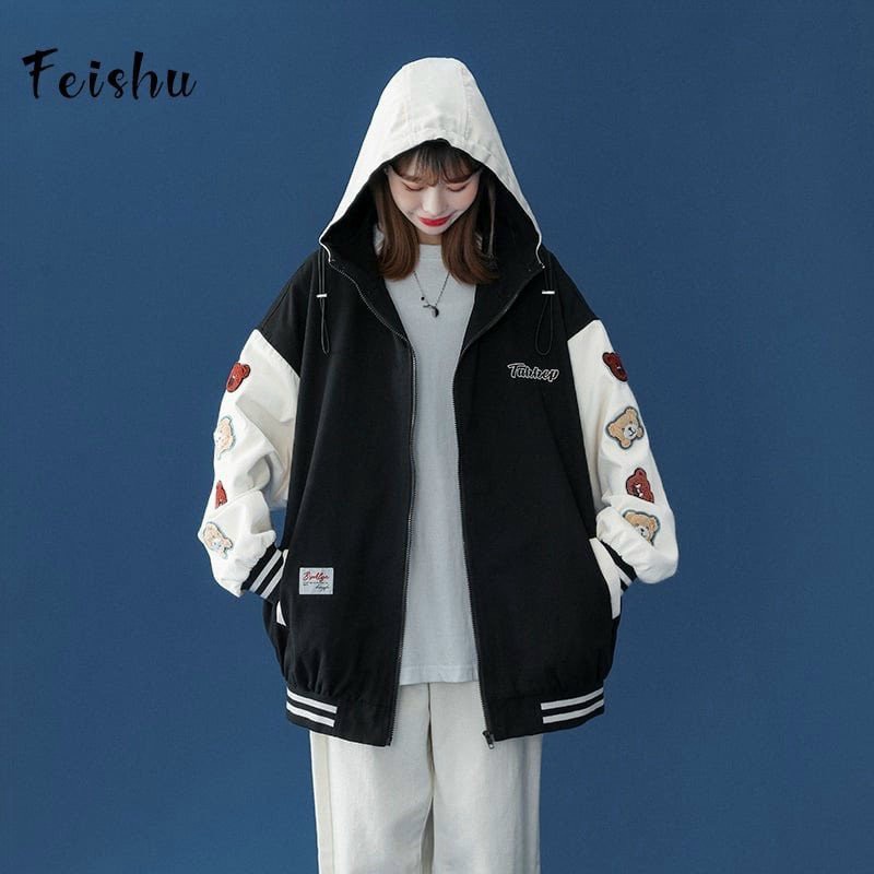 (FREE SHIP) ÁO KHOÁC NỮ PHỐI HỌA TIẾT SIÊU  XINH  THỜI TRANG PHONG CÁCH SÀNH ĐIỆU TK 2022