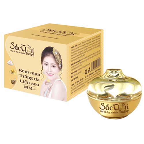 Kem Mụn Trắng da  Liền sẹo Sắc Tiên Today 15g