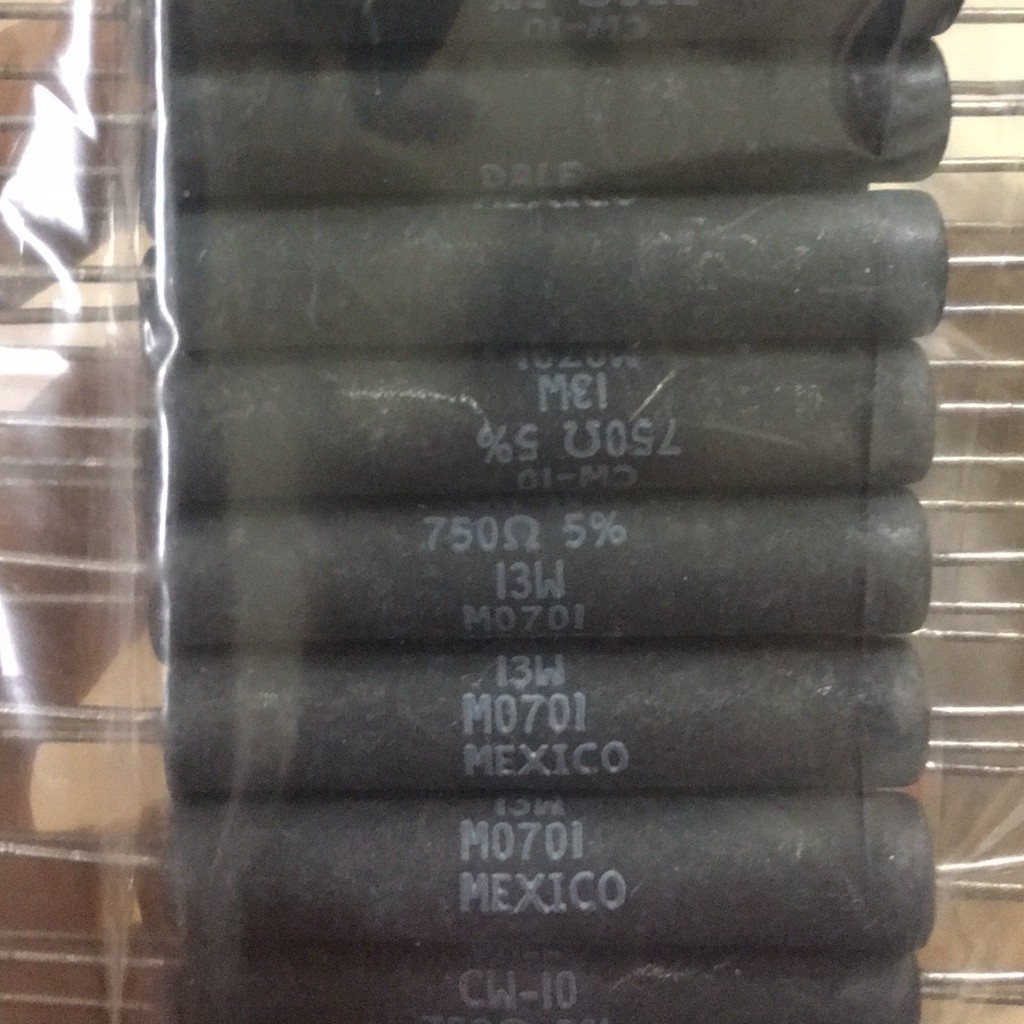 Điên trở dây cuốn 750R thoát K cho đèn 2A3