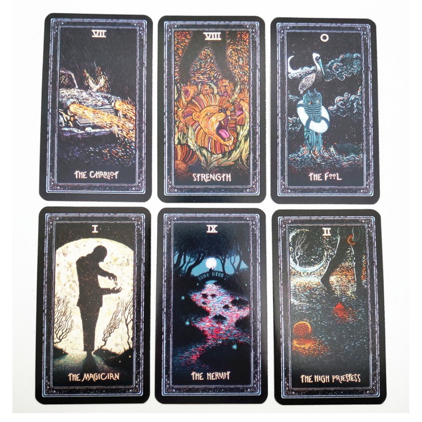 Bộ bài Tarot Prisma Visions mạ viền bạc độc đáo chất lượng cao