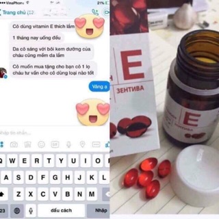Chính Hãng - Vitamin E đỏ Nga 270mg