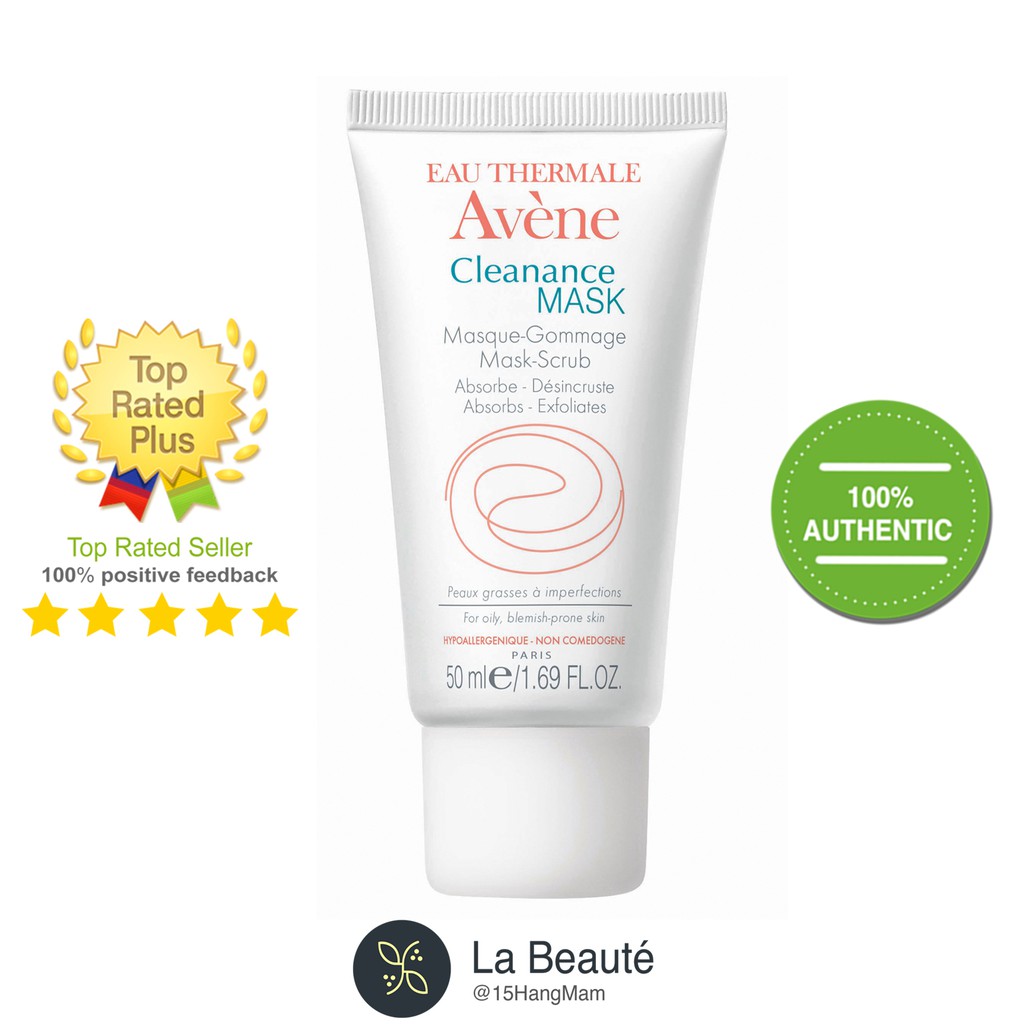 Avène Cleanance Masque Gommage Mask Scrub - Mặt Nạ Tẩy Da Chết Giảm Dầu 50ml