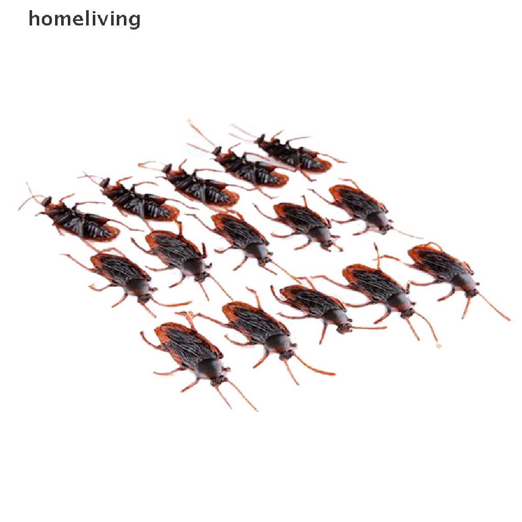 Bộ 10 Mô Hình Con Gián Giả Bằng Cao Su Sống Động Như Thật