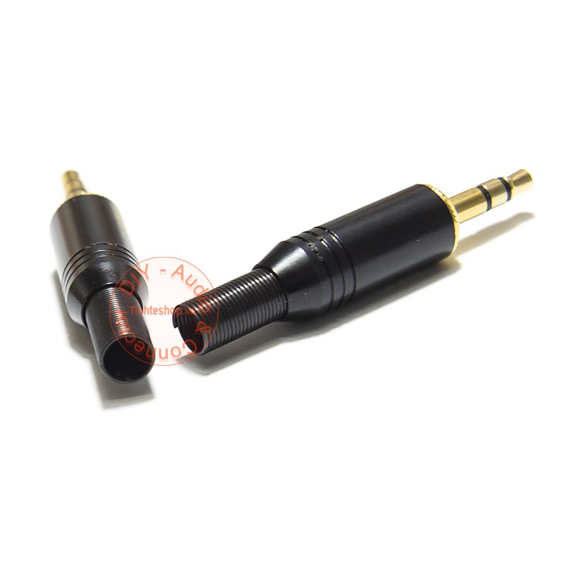 1 chiếc Đầu hàn giắc cắm audio âm thanh 3.5mm stereo 3 nấc chuôi lò xo OD 5mm Pratt JR2994