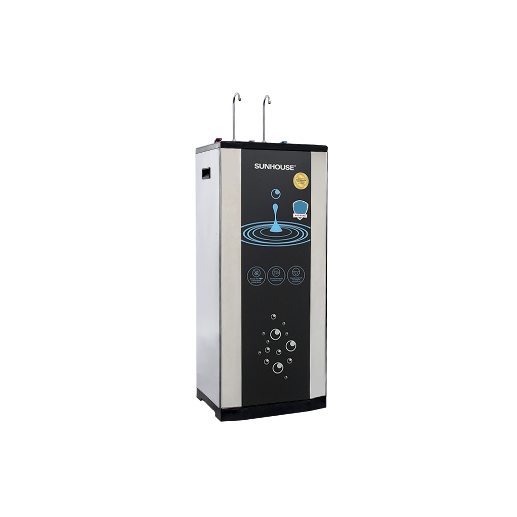 Máy lọc nước R.O nóng lạnh nguội 10 lõi SUNHOUSE SHR76210CK
