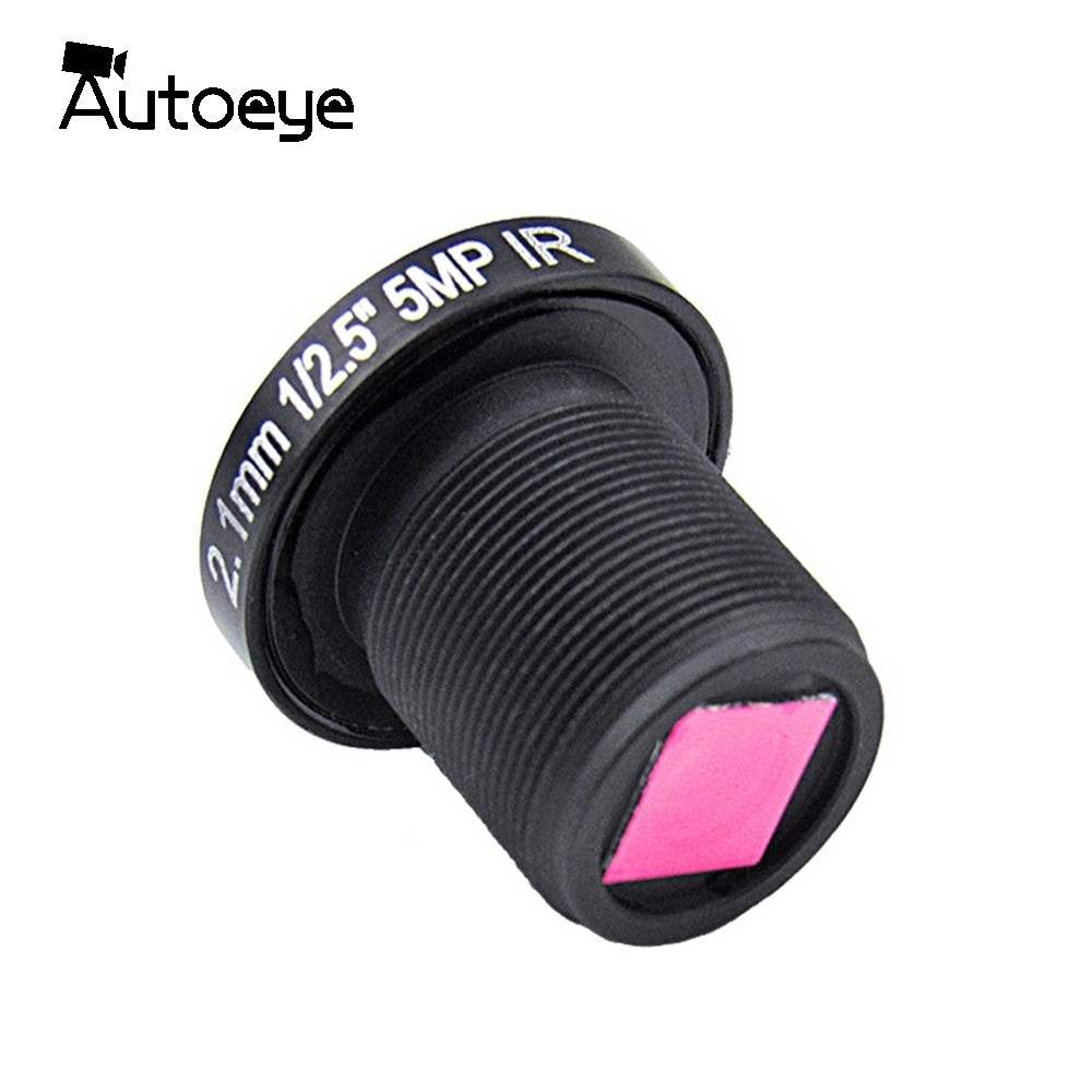 Bộ lọc ống kính mắt cá 5Megapixel 2.1mm F2.0 M12 góc rộng 155Degree