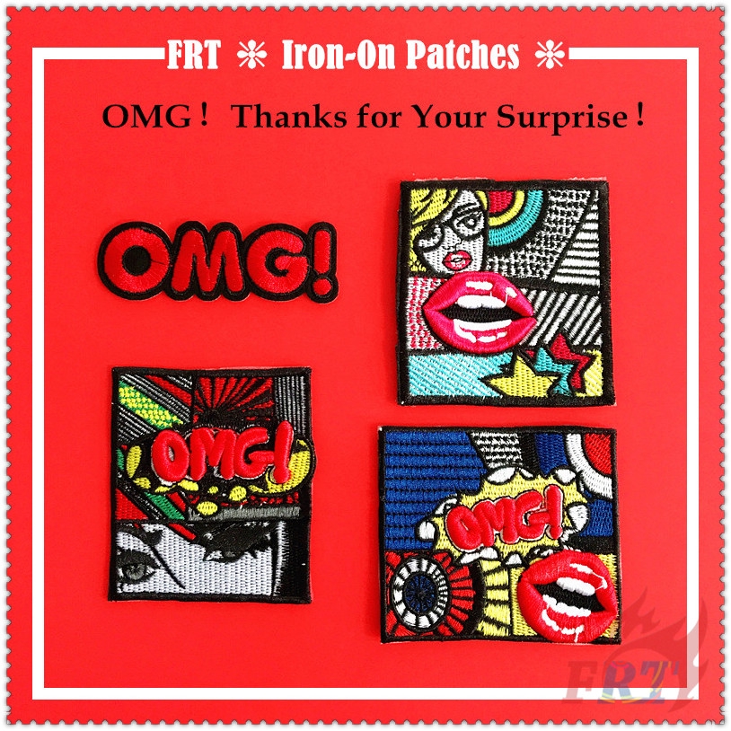 1 Miếng Vá Thêu Chữ Thanks For Your Bất Ngờ