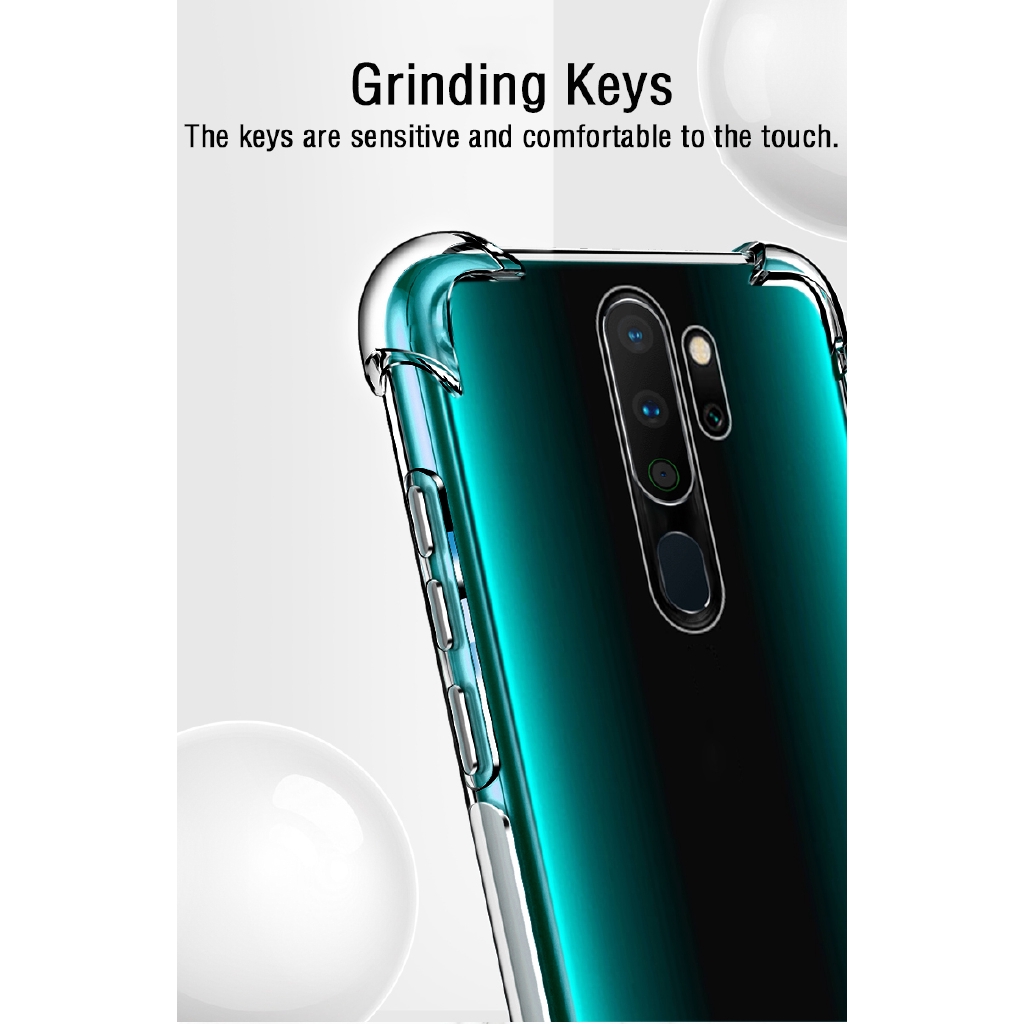 Ốp điện thoại trong suốt chống sốc dành cho OPPO F11 F9 Pro F7 F5 Youth