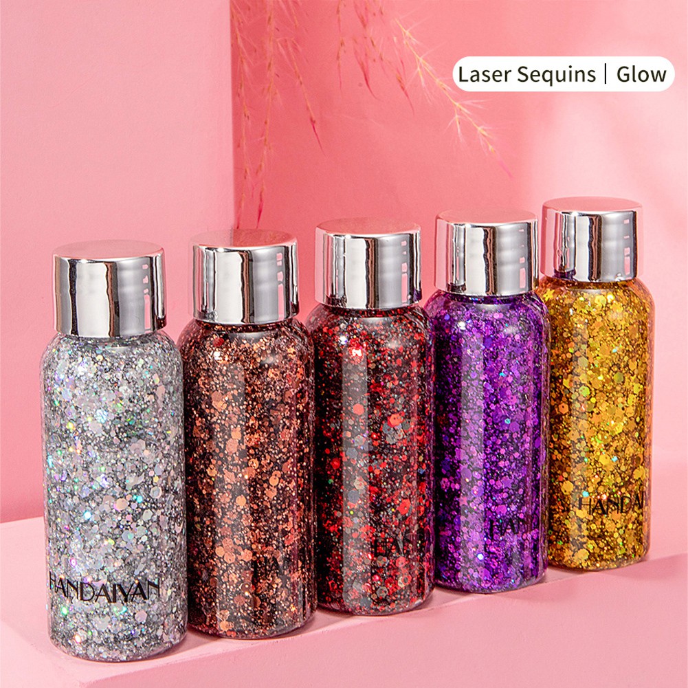 [Hàng mới về] Kem gel nhũ kim tuyến HANDAIYAN trang điểm dự tiệc cho tóc / cơ thể / mặt | BigBuy360 - bigbuy360.vn