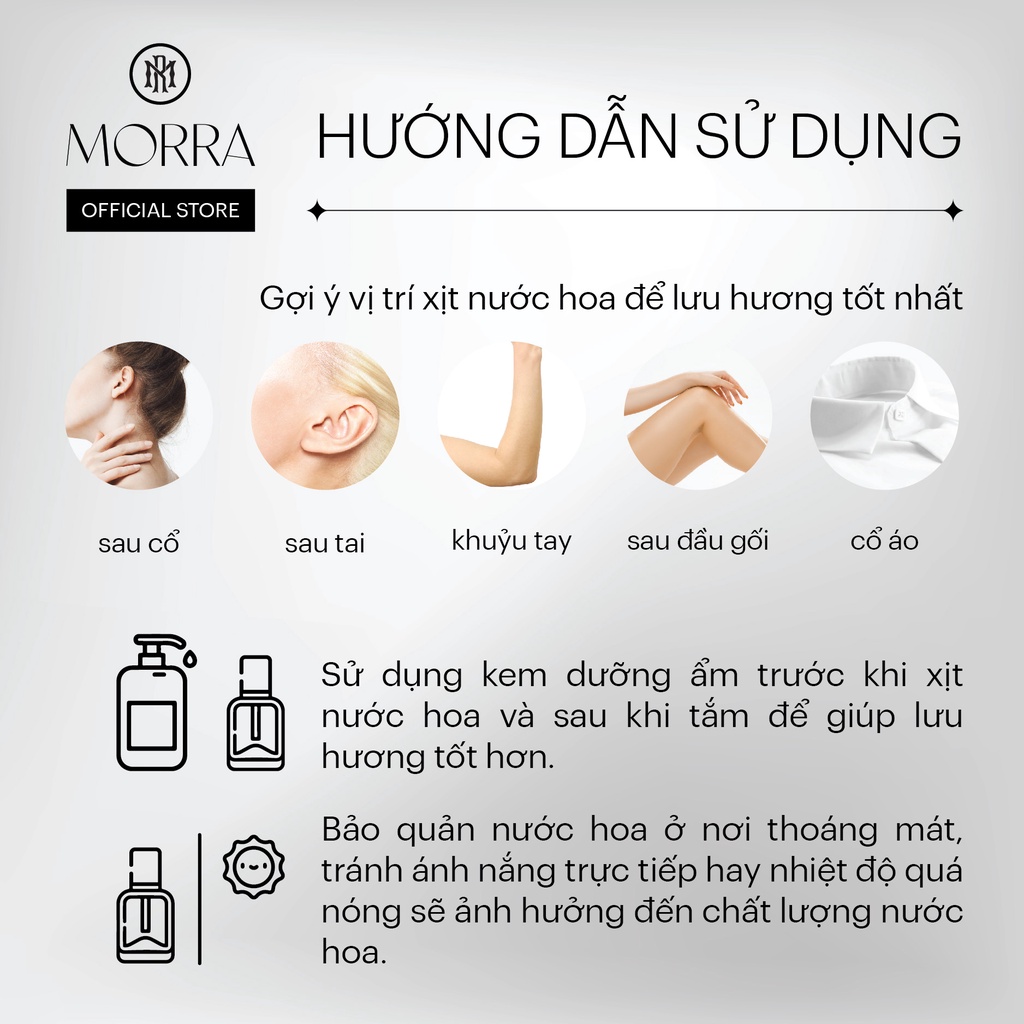 Nước Hoa Nam Nữ Thơm Lâu Morra Iris 12  Dung Tích 10ml Hương Hoa Cỏ Thanh Thoát Nhẹ Nhàng Lưu Hương Lâu 6h - 8h