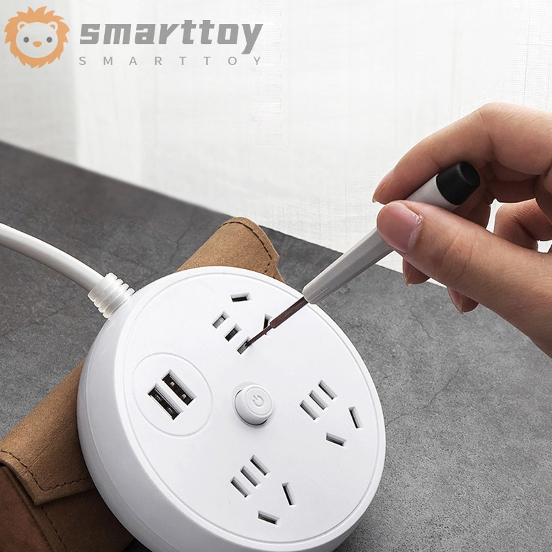 Ổ cắm điện với dây nguồn có thể thu gọn cổng usb thông minh cho du lịch/nhà/văn phòng | BigBuy360 - bigbuy360.vn