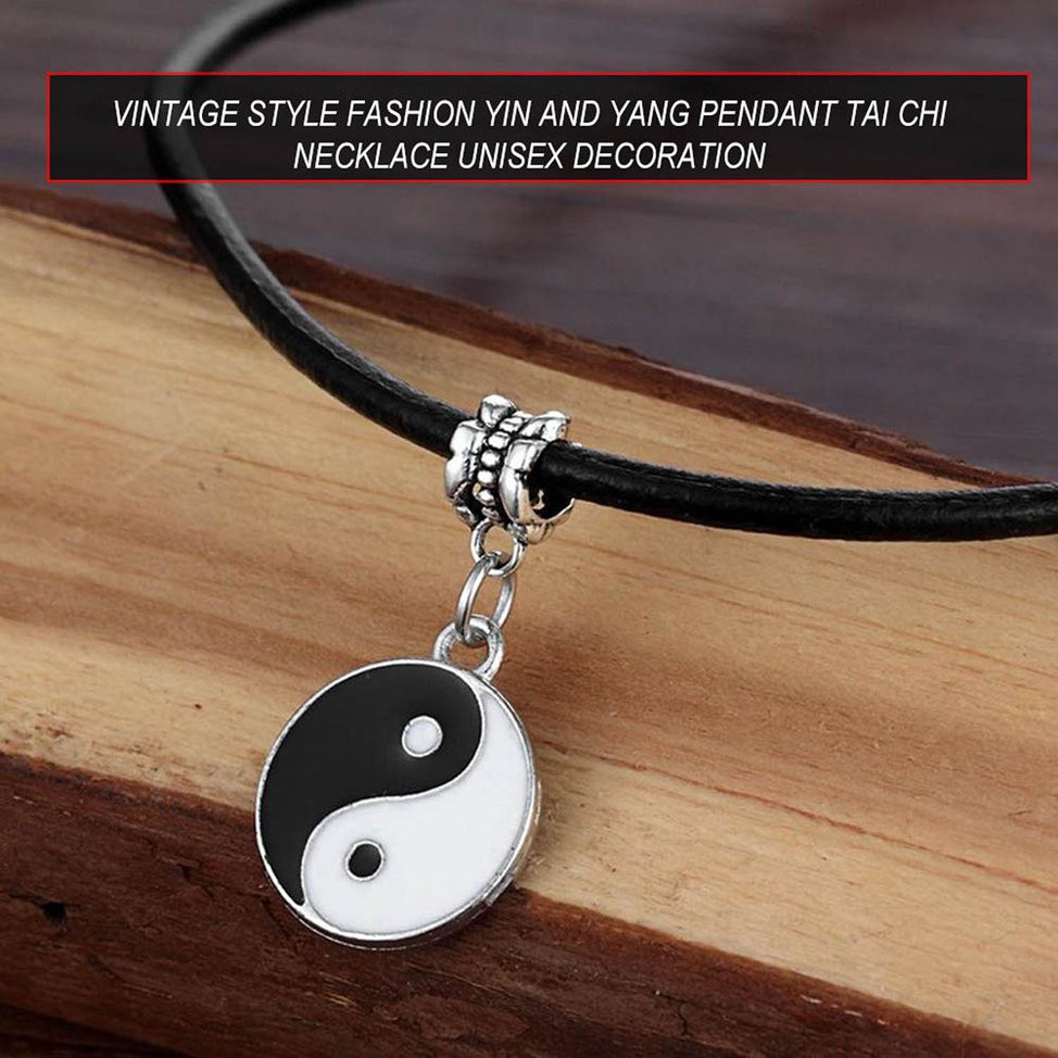 vòng cổ Mặt Âm Dương Âm Dương Unisex