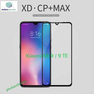 Cường lực Xiaomi Mi 9 / Mi 9 Lite / CC9  hiệu Nillkin XD CP+ Max Full màn ôm 3D trơn mượt hạn chế vân tay ( check mã )
