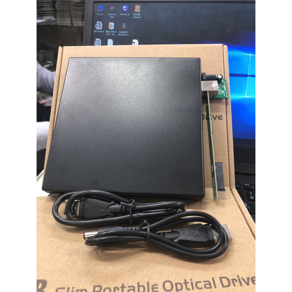 Box DVD  ⚡ Free Ship⚡Box DVD Đựng Ổ Đĩa DVD Laptop Gắn Ngoài Qua Cổng USB Loai Mỏng 9.5mm / Dày 12.7mm | BigBuy360 - bigbuy360.vn