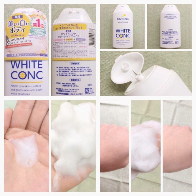 Sữa tắm trắng da White Conc