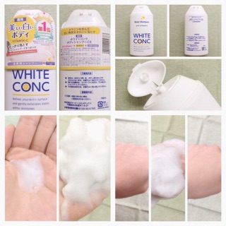 Sữa tắm trắng da White Conc