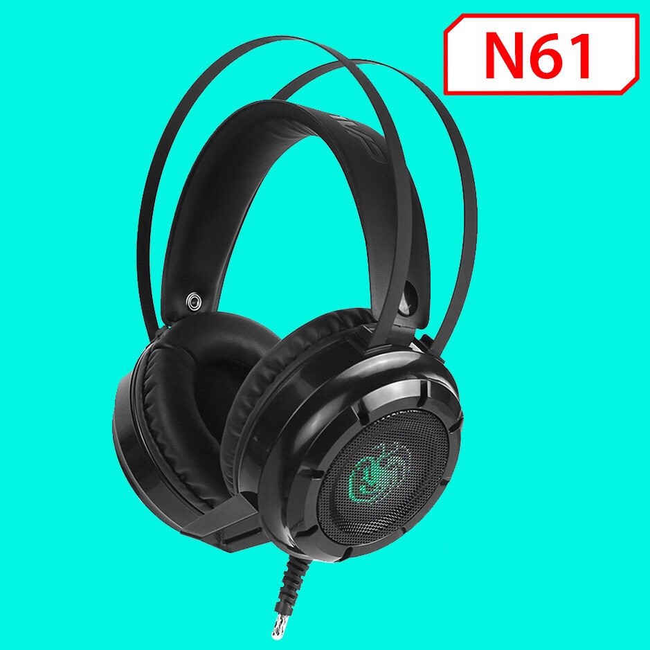 [GIÁ TỐT] Tai nghe chụp tai, chùm tai HEADPHONE GAMING EXAVP N61 có LED