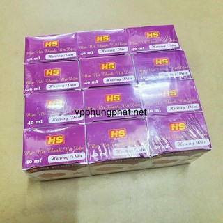 Lốc 12 Lọ Mực Bút Máy Dâu HS - Mực Tím