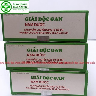 GIẢI ĐỘC GAN NAM DƯỢC
