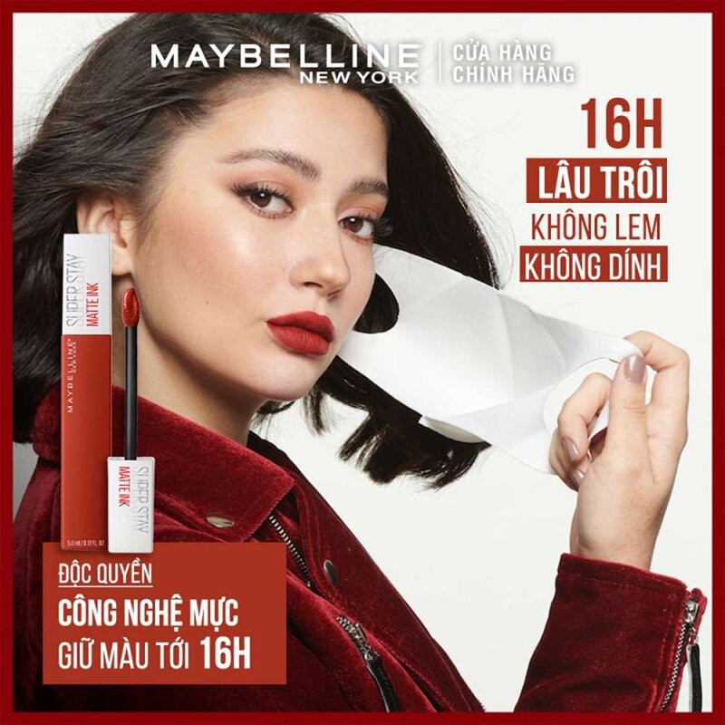 Son Kem Lì 16h Lâu Trôi Maybelline Superstay Matte Ink Limited Edition 5ml