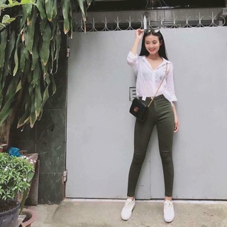 Quần lưng cao tregging