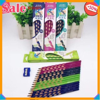 12 Cây Bút Chì Định Vị Kèm Gọt Chì Cuối Hộp