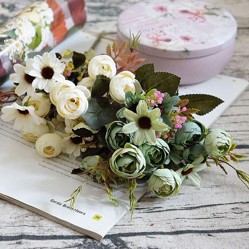 1 Bó Hoa Cúc Nhân Tạo Dùng Cho Trang Trí Tiệc Cưới