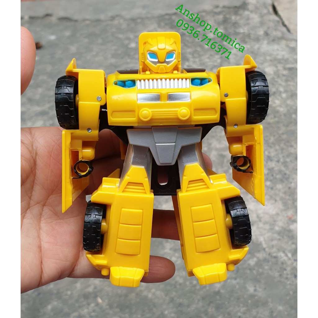 Robot Biến Hình Ô Tô Màu Vàng Bumblebee 1 Bước Cho Bé (Hasbro - Mỹ)