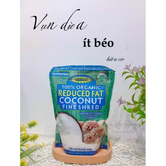 Vụn dừa hữu cơ Let's do 250gr