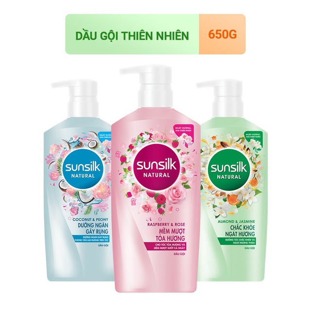 Dầu gội Sunsilk thiên nhiên 650gr