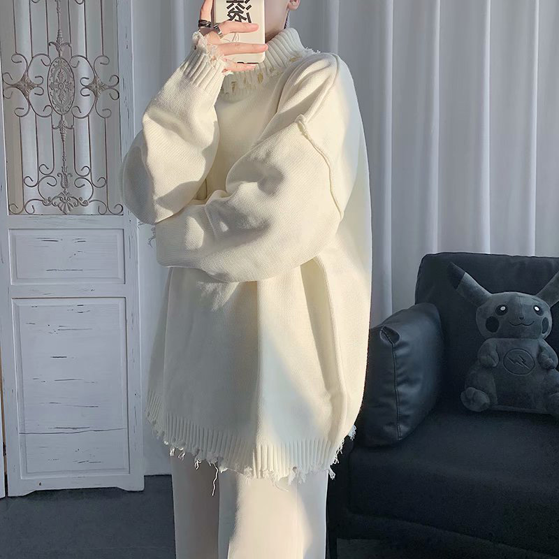 Áo Len Tay Dài Cổ Lọ Thời Trang Cho Cặp Đôi