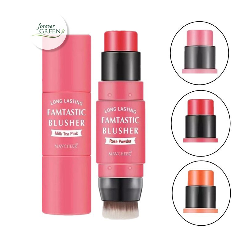 Phấn Má Hồng Dạng Thỏi kèm Cọ Siêu Mịn FG024 | BigBuy360 - bigbuy360.vn