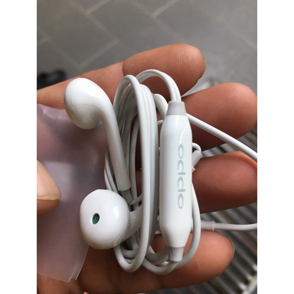 Tai Nghe Oppo Reno Màn Xanh Zin -  Âm Thanh Cực Chất + Tặng Kèm Túi Đựng Tai Nghe