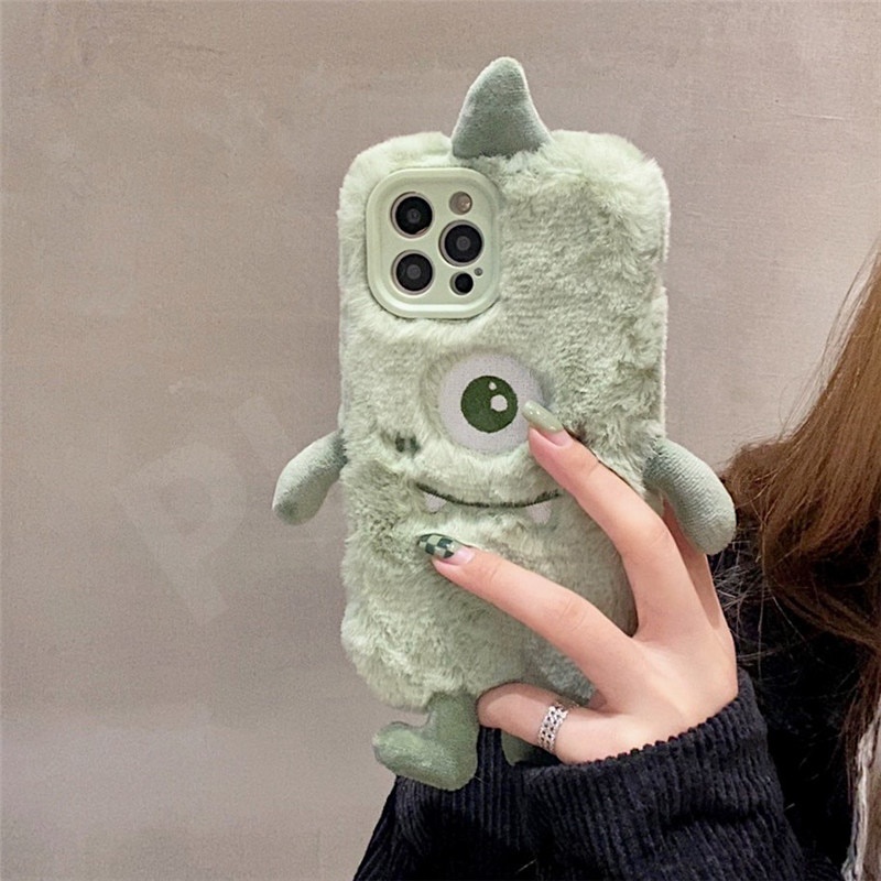 Ốp điện thoại phối lông mềm ấm áp thời trang mùa đông cho Vivo Y15s 2021 Y15A