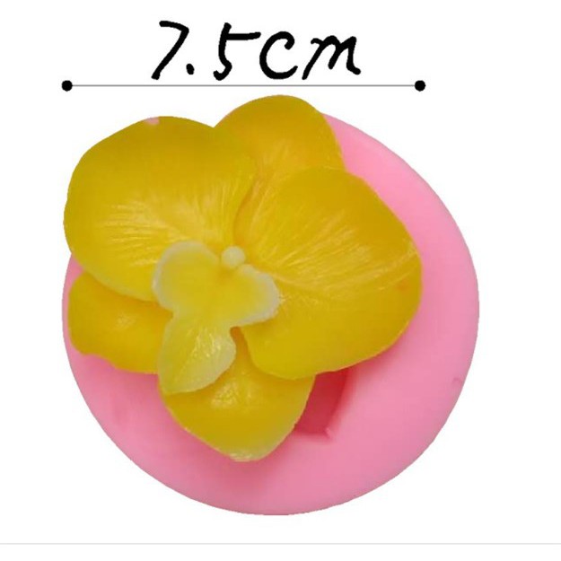Khuôn Silicone Hoa Lan Nở To 7.5 Cm hoa lan trung
