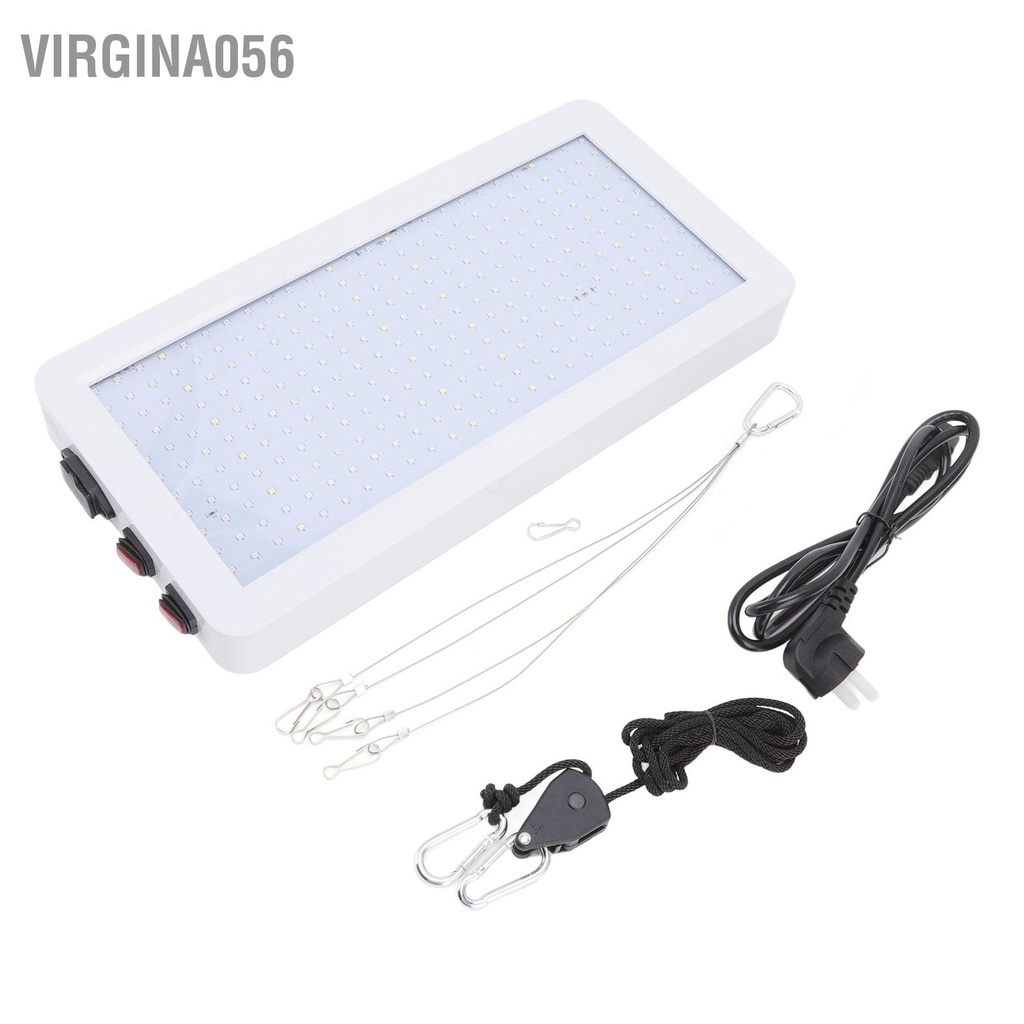 Có thể bán buôn 2000W Full Spectrum LED Grow Light Nhà máy chuyển đổi đôi với 3 bánh răng cho cây trong nhà Rau và hoa 100‑277V Virgina056 Hàng giao ngay