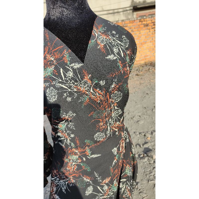 Đầm vạt đắp chéo freesize M L XL