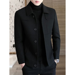 Áo Khoác Dạ nam dáng ngắn, Áo dạ nam phong cách Hàn Quốc hàng chuẩn giá đẹp H20 có video thật