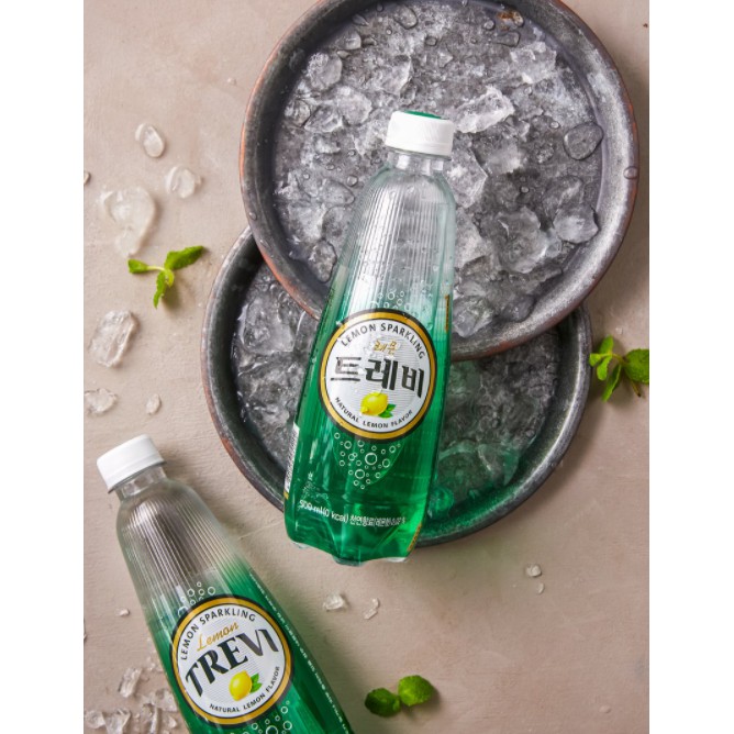 [LOTTE] NGK TREVI KHÔNG ĐƯỜNG HƯƠNG CHANH VÀNG 500ml - [롯데] 트레비 레몬 500ML