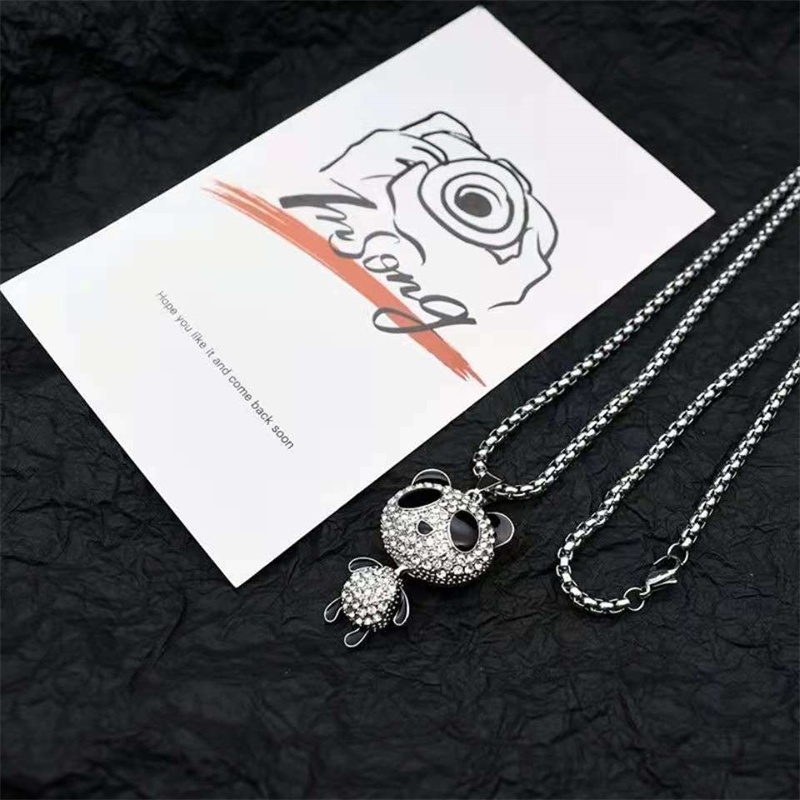 Dây Chuyền Mặt Gấu Trúc Nhỏ Đính Đá Dễ Thương Thời Trang 2022 F722