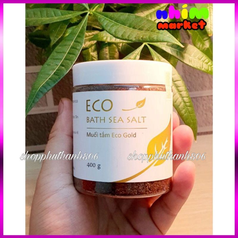 (COMBO 3) MUỐI TẮM THẢO DƯỢC ECO GOLD 400G - TẶNG 1 MUỐI ECO 200G