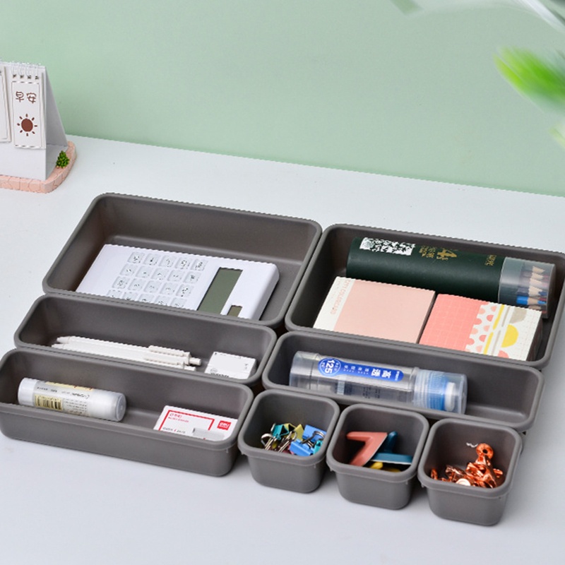 Set 8 Khay Đựng Đồ Chia Ngăn Tủ Tiện Lợi