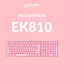 [Mã 159ELSALE hoàn 7% đơn 300K] Bàn Phím Cơ Dareu Ek810 Queen Pink 104KEY - Bảo hành chính hãng 24 tháng