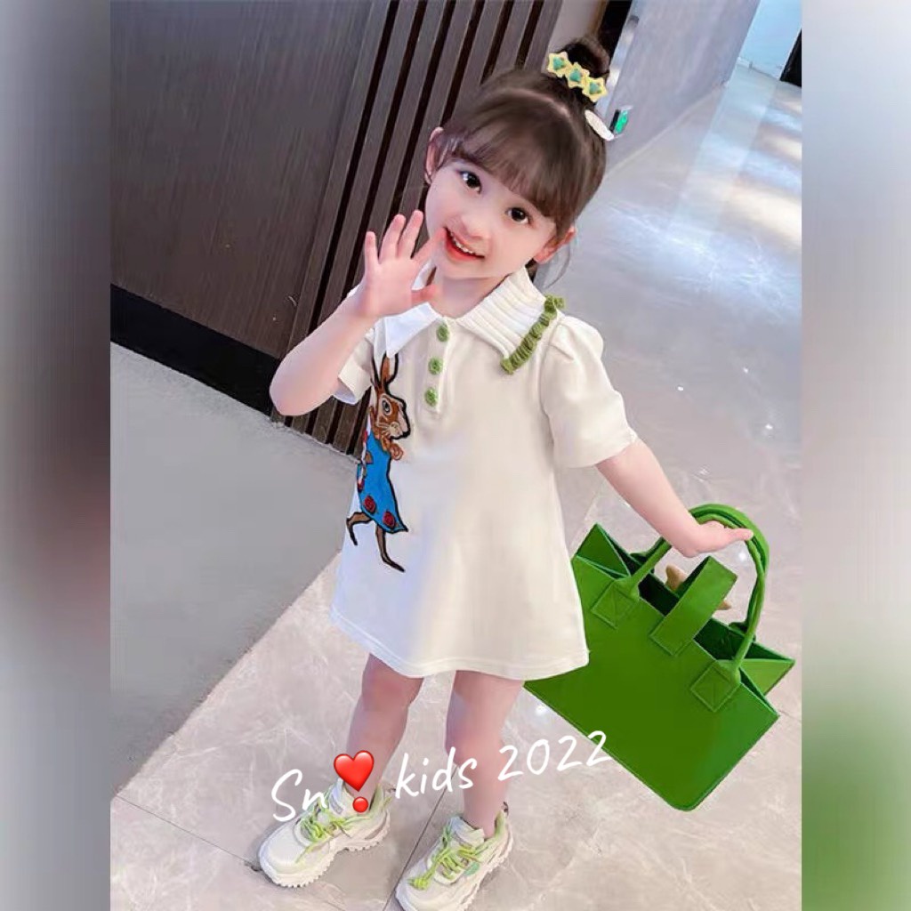 Váy Suông polo đuôi cá cho bé yêu từ 8-28kg