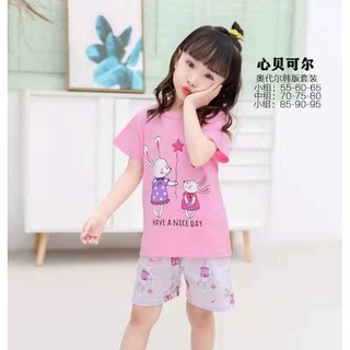 Bộ cộc bé gái, bé trai hàng quảng châu xuất Hàn